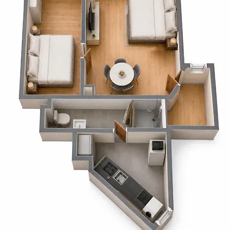 Authentic For 4 Guests Appartement